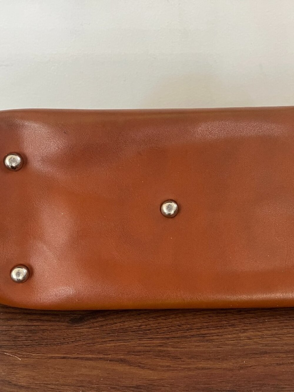 VTG Dooney Bourke Black and Brown Pebble AllWeather Leather Doctor's/Bowler Bag - Picture 4 of 14